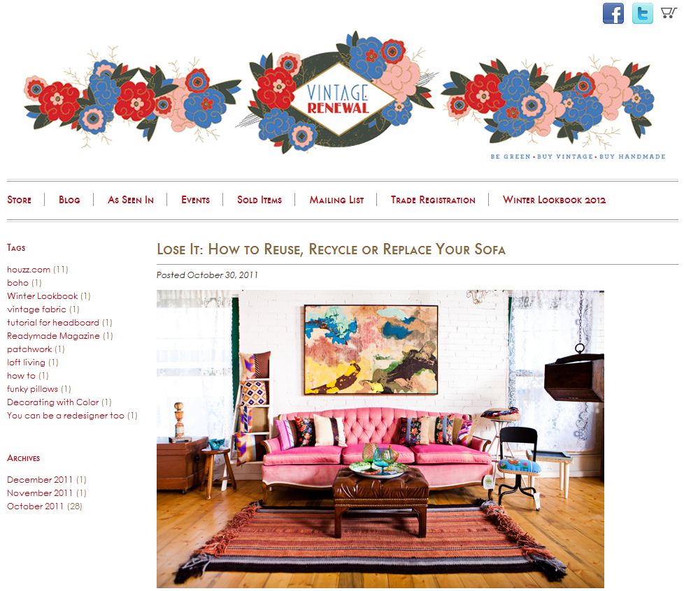 Pic of vintagerenewal blog with sofa