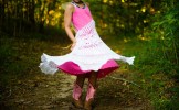 Girl in cowboy boots