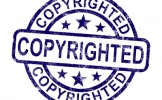 Copyrighted stamp