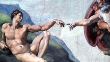 The Creation of Adam by Michelangelo