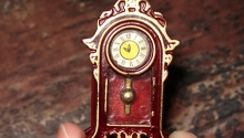 Handmade clock pin