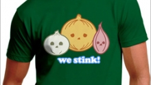 “Cute Alliums” T-shirt by Ex-Boyfriend: clothing that starts conversation