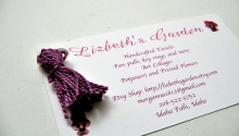 Purple tassel by Lizbeth's Garden