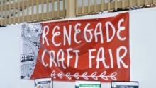 Renegade Craft Fair sign